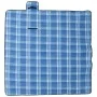 Manta de picnic plegable terciopelo a cuadros azul 200x200 cm de , Camping y senderismo - Ref: Foro24-4004208, Precio: 31,35 ...
