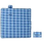 Manta de picnic plegable terciopelo a cuadros azul 200x200 cm de , Camping y senderismo - Ref: Foro24-4004208, Precio: 29,27 ...