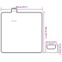 Manta de picnic plegable terciopelo a cuadros azul 200x200 cm de , Camping y senderismo - Ref: Foro24-4004208, Precio: 29,27 ...