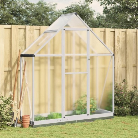 Invernadero con marco base aluminio plateado 169x58x202 cm de , Invernaderos - Ref: Foro24-4005819, Precio: 272,69 €, Descuen...
