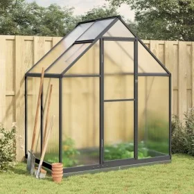Invernadero con marco base aluminio antracita 169x114x202 cm by , Greenhouses - Ref: Foro24-4005827, Price: 402,00 €, Discoun...