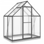 Invernadero con marco base aluminio antracita 169x114x202 cm de , Invernaderos - Ref: Foro24-4005827, Precio: 375,37 €, Descu...