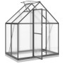 Invernadero con marco base aluminio antracita 169x114x202 cm de , Invernaderos - Ref: Foro24-4005827, Precio: 375,37 €, Descu...