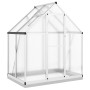 Invernadero con marco base aluminio plateado 169x114x202 cm de , Invernaderos - Ref: Foro24-4005825, Precio: 330,26 €, Descue...