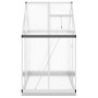 Invernadero con marco base aluminio plateado 169x114x202 cm de , Invernaderos - Ref: Foro24-4005825, Precio: 330,26 €, Descue...