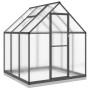 Invernadero con marco base aluminio antracita 169x169x202 cm de , Invernaderos - Ref: Foro24-4005833, Precio: 443,86 €, Descu...