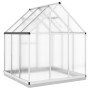 Invernadero con marco base aluminio plateado 169x169x202 cm de , Invernaderos - Ref: Foro24-4005831, Precio: 351,28 €, Descue...