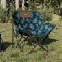Sillas de camping con bolsillo plegable 2 uds estampado hojas de , Sillas de jardín - Ref: Foro24-366555, Precio: 56,23 €, De...
