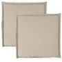 Cojines de asiento de jardín cuadrados 2 uds taupe 45x45x2 cm de , Cojines para sillas y sofás - Ref: Foro24-847722, Precio: ...