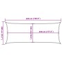 Toldo de vela rectangular HDPE gris claro 160 g/m² 2x5 m de , Sombrillas - Ref: Foro24-4001978, Precio: 34,28 €, Descuento: %