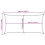 Toldo de vela rectangular HDPE gris claro 160 g/m² 3x5 m de , Sombrillas - Ref: Foro24-4001986, Precio: 35,72 €, Descuento: %