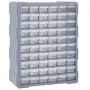 Multi-drawer organizer with 60 drawers 38x16x47.5 cm by vidaXL, Toolboxes - Ref: Foro24-147588, Price: 58,09 €, Discount: %
