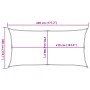 Toldo de vela rectangular HDPE arena 160 g/m² 3x4,5 m de , Sombrillas - Ref: Foro24-4002040, Precio: 39,12 €, Descuento: %