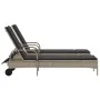 Liegestühle mit Kissen, 2 Stück, aus hellem grauem Kunststoff-Rattan. von , Liegen - Ref: Foro24-3261439, Preis: 333,37 €, Ra...