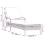 Liegestühle mit Kissen, 2 Stück, aus hellem grauem Kunststoff-Rattan. von , Liegen - Ref: Foro24-3261439, Preis: 333,37 €, Ra...