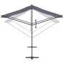Toldo de pie tela y acero azul y blanco 300x300 cm de , Sombrillas - Ref: Foro24-368931, Precio: 241,48 €, Descuento: %