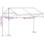 Toldo de pie tela y acero azul y blanco 300x300 cm de , Sombrillas - Ref: Foro24-368931, Precio: 241,48 €, Descuento: %