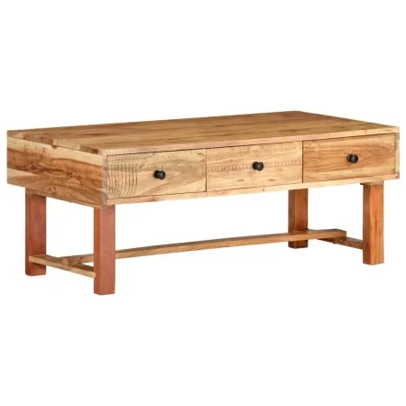 Solid acacia wood coffee table 100x50x40 cm by vidaXL, Coffee table - Ref: Foro24-322669, Price: 109,60 €, Discount: %