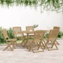 Sillas de jardín plegables 6 uds madera acacia 48,5x57x90 cm de , Sillas de jardín - Ref: Foro24-3214232, Precio: 292,95 €, D...
