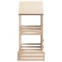Cama con techo madera maciza de pino 90x200 cm de , Camas y somieres - Ref: Foro24-3282390, Precio: 335,55 €, Descuento: %