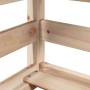 Cama con techo madera maciza de pino 90x200 cm de , Camas y somieres - Ref: Foro24-3282390, Precio: 335,55 €, Descuento: %