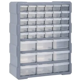 Organizador multicajones con 39 cajones 38x16x47 cm de vidaXL, Cajas de herramientas - Ref: Foro24-147586, Precio: 54,68 €, D...