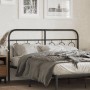 Cabecero de metal negro 150 cm de , Cabeceros y pies de cama - Ref: Foro24-377151, Precio: 43,48 €, Descuento: %