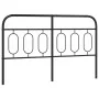 Schwarzes Metallkopfteil, 150 cm. von , Kopf- und Fußteile - Ref: Foro24-377151, Preis: 42,89 €, Rabatt: %