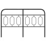 Cabecero de metal negro 150 cm de , Cabeceros y pies de cama - Ref: Foro24-377151, Precio: 43,48 €, Descuento: %