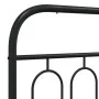 Schwarzes Metallkopfteil, 150 cm. von , Kopf- und Fußteile - Ref: Foro24-377151, Preis: 42,89 €, Rabatt: %