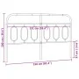 Schwarzes Metallkopfteil, 150 cm. von , Kopf- und Fußteile - Ref: Foro24-377151, Preis: 42,89 €, Rabatt: %