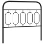Cabecero de metal negro 107 cm de , Cabeceros y pies de cama - Ref: Foro24-377147, Precio: 37,64 €, Descuento: %