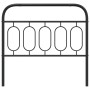 Cabecero de metal negro 107 cm de , Cabeceros y pies de cama - Ref: Foro24-377147, Precio: 37,64 €, Descuento: %