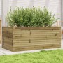 Jardinera de madera de pino impregnada 110x60x46 cm de , Maceteros y jardineras - Ref: Foro24-3282463, Precio: 175,96 €, Desc...