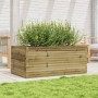 Jardinera de madera de pino impregnada 110x60x46 cm de , Maceteros y jardineras - Ref: Foro24-3282463, Precio: 175,96 €, Desc...