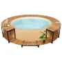Borde de bañera hidromasaje madera maciza de acacia 273x53 cm de vidaXL, Accesorios para piscinas y spa - Ref: Foro24-310091,...