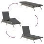 Tumbonas con mesita 2 unidades ratán sintético gris by , Loungers - Ref: Foro24-4002712, Price: 274,11 €, Discount: %