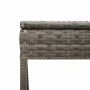 Tumbonas con mesita 2 unidades ratán sintético gris by , Loungers - Ref: Foro24-4002712, Price: 274,11 €, Discount: %