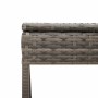 Tumbonas con mesita 2 unidades ratán sintético gris de , Tumbonas - Ref: Foro24-4002712, Precio: 278,05 €, Descuento: %