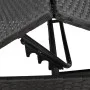Tumbonas con mesita 2 unidades ratán sintético negro by , Loungers - Ref: Foro24-4002710, Price: 268,03 €, Discount: %