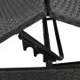 Tumbonas con mesita 2 unidades ratán sintético negro de , Tumbonas - Ref: Foro24-4002710, Precio: 272,50 €, Descuento: %