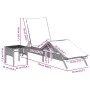 Tumbonas con mesita 2 unidades ratán sintético negro by , Loungers - Ref: Foro24-4002710, Price: 268,03 €, Discount: %