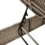 Tumbona con cojín y mesita ratán sintético gris claro by , Loungers - Ref: Foro24-4002733, Price: 174,08 €, Discount: %
