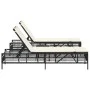 Tumbonas con mesita 2 unidades ratán sintético negro von , Liegen - Ref: Foro24-4002746, Preis: 265,96 €, Rabatt: %