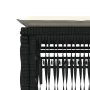 Tumbonas con mesita 2 unidades ratán sintético negro von , Liegen - Ref: Foro24-4002746, Preis: 265,96 €, Rabatt: %