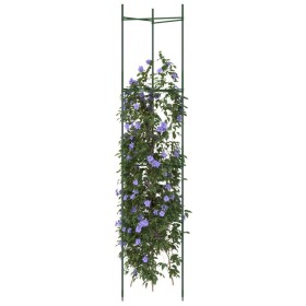 Tutor para tomates 2 unidades acero y PP 154 cm de , Soportes para macetas - Ref: Foro24-4009285, Precio: 33,01 €, Descuento: %