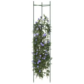 Tutor para tomates 2 unidades acero y PP 154 cm de , Soportes para macetas - Ref: Foro24-4009285, Precio: 32,21 €, Descuento: %