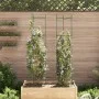 Tutor para tomates 2 unidades acero y PP 154 cm de , Soportes para macetas - Ref: Foro24-4009285, Precio: 32,21 €, Descuento: %