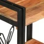 Estantería de 3 niveles de madera maciza de acacia 60x30x80 cm de , Librerías y estanterías - Ref: Foro24-320613, Precio: 120...
