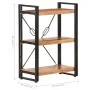 Estantería de 3 niveles de madera maciza de acacia 60x30x80 cm de , Librerías y estanterías - Ref: Foro24-320613, Precio: 120...